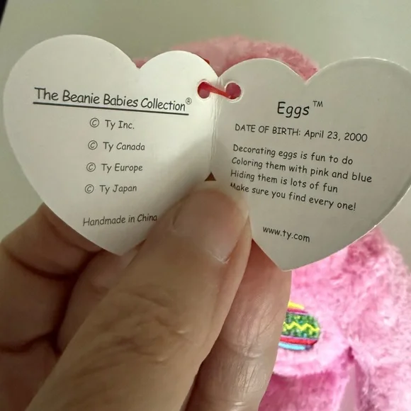 ❤️Bundle 5 for $15❤️ 2000 Eggs the Bear Beanie Baby - Picture 11 of 15